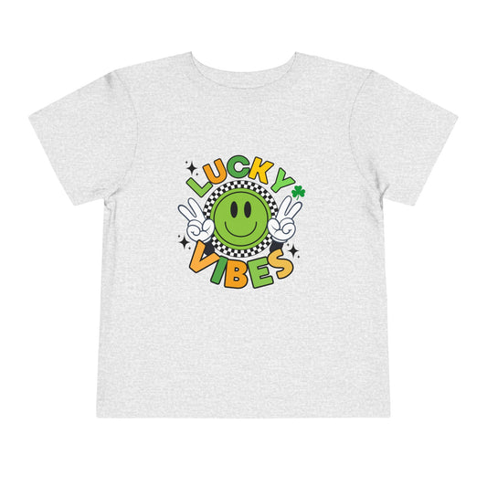 'Lucky Vibes' Toddler Short Sleeve Tee
