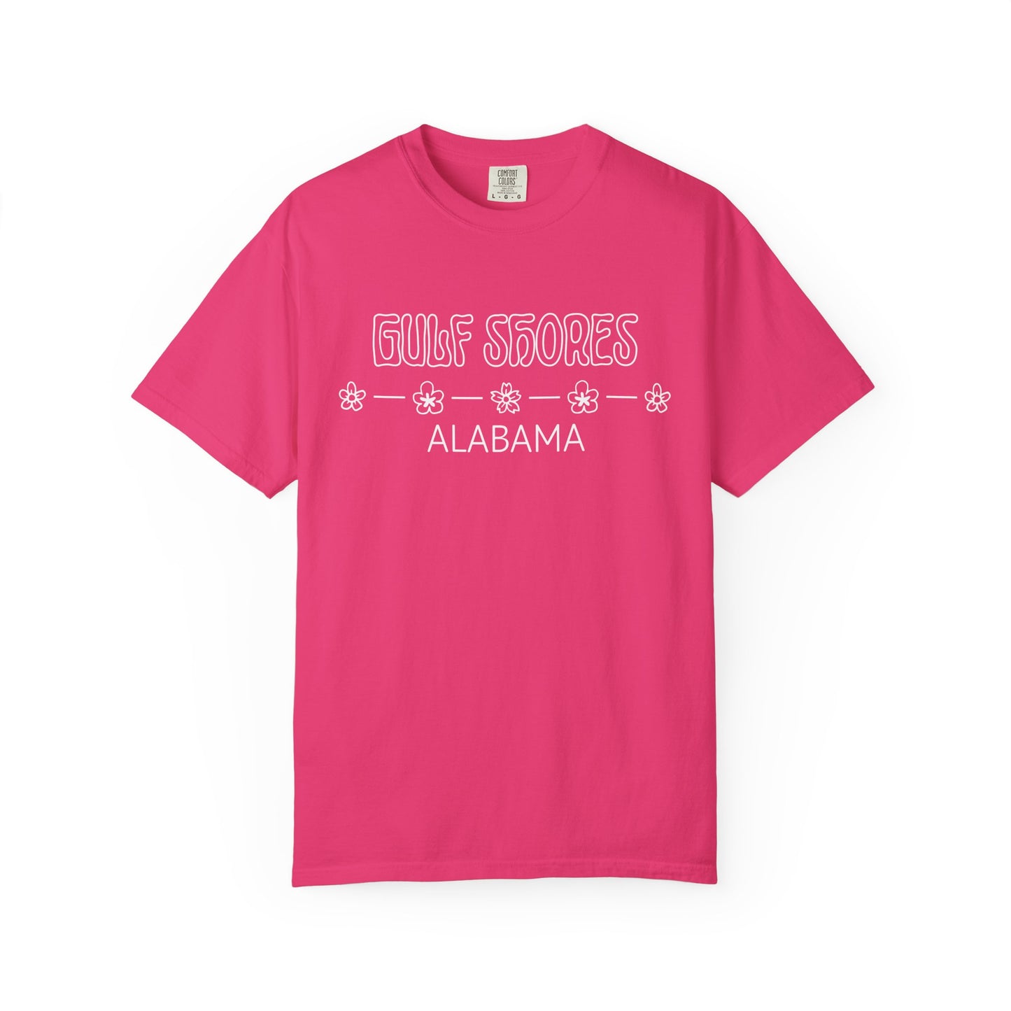 'Gulf Shores, Alabama' Unisex Garment-Dyed T-shirt