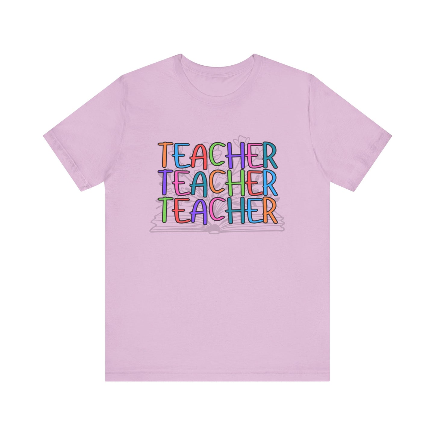 'Book Teacher' Unisex Jersey Short Sleeve Tee