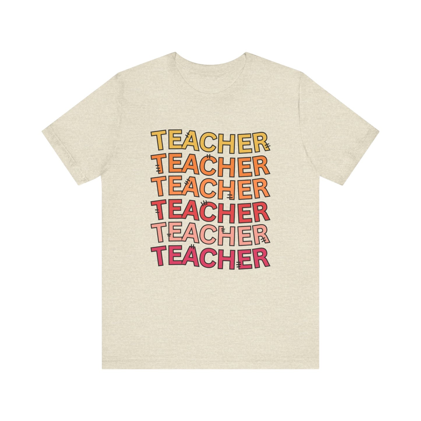 'Teacher' Unisex Jersey Short Sleeve Tee
