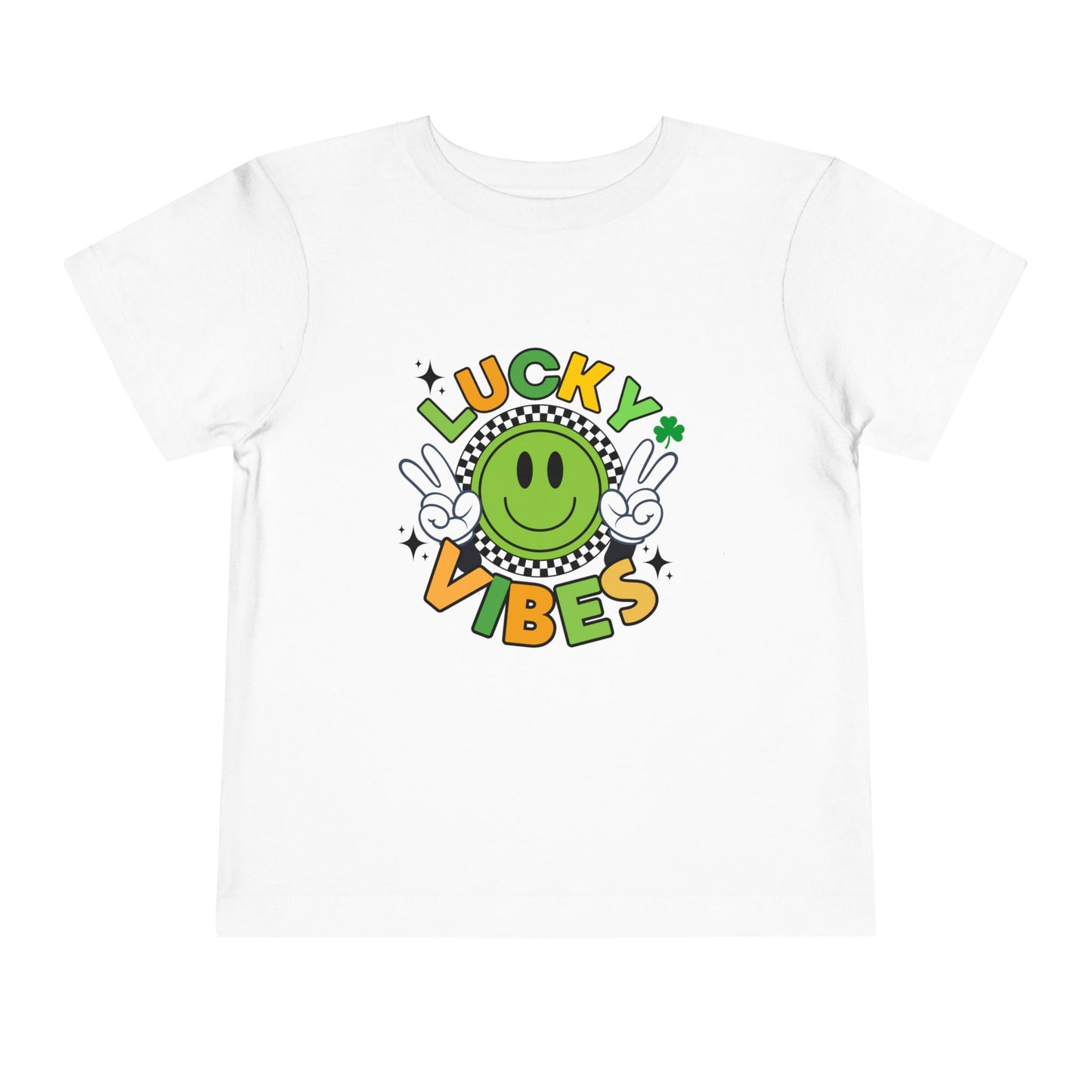 'Lucky Vibes' Toddler Short Sleeve Tee