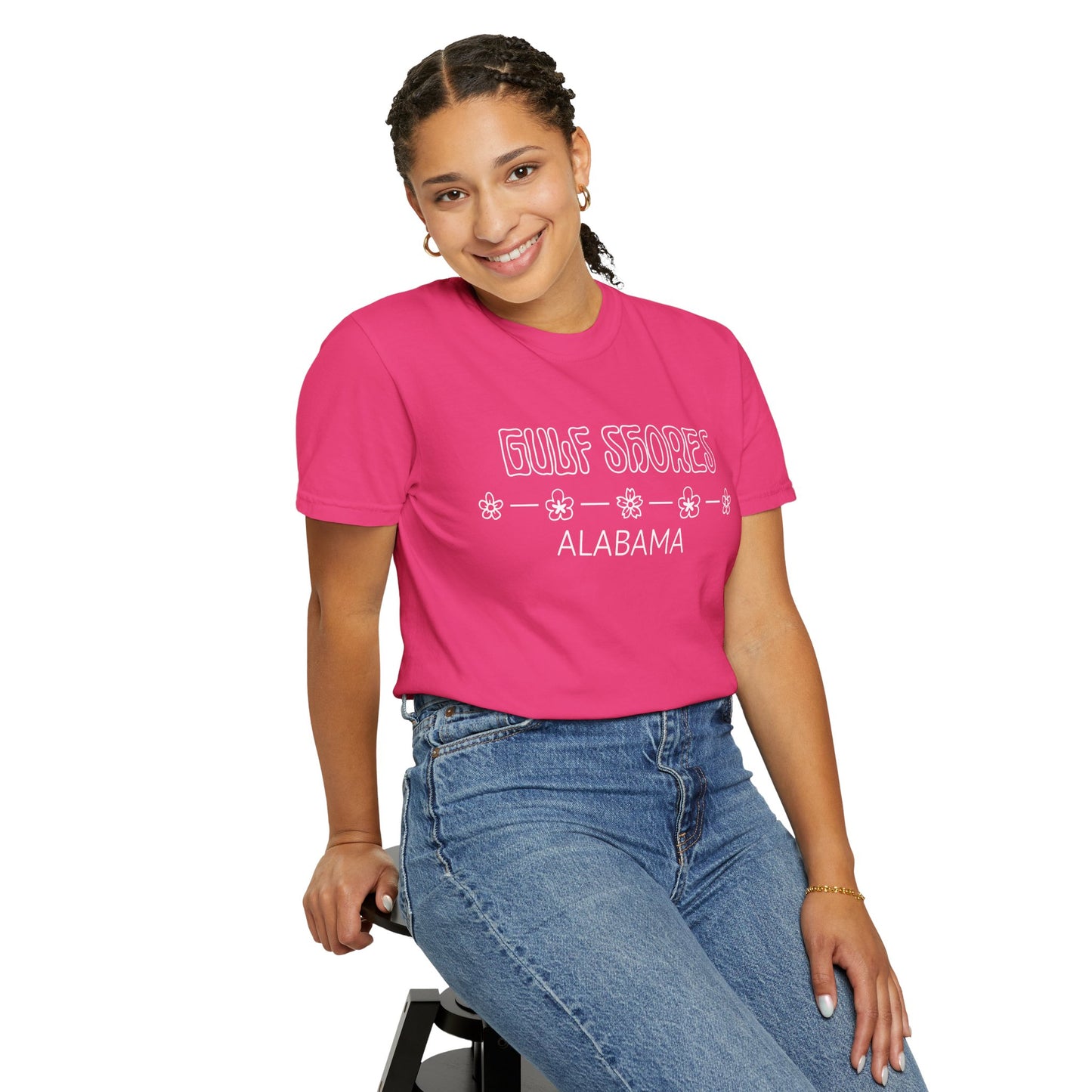 'Gulf Shores, Alabama' Unisex Garment-Dyed T-shirt