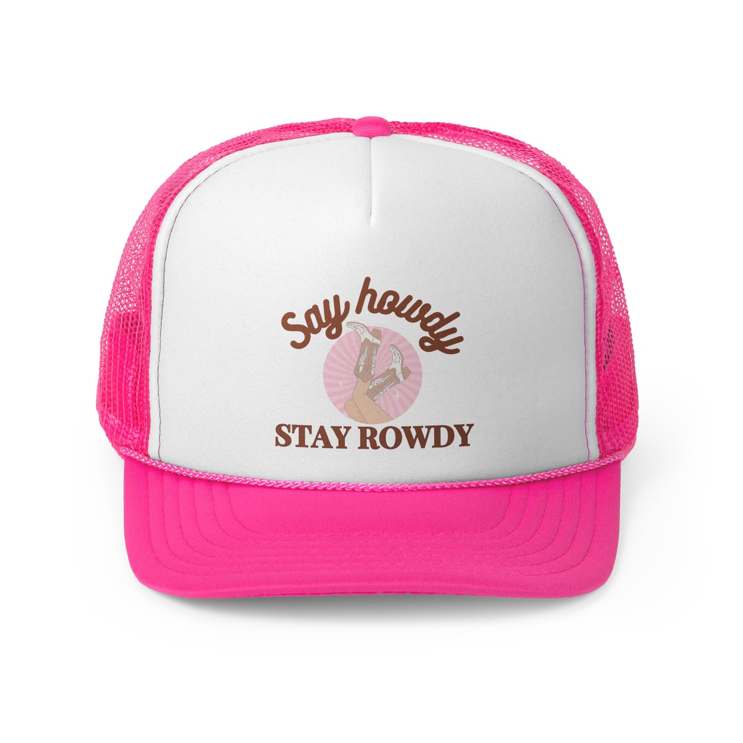 'Say Howdy Stay Rowdy' Trucker Caps
