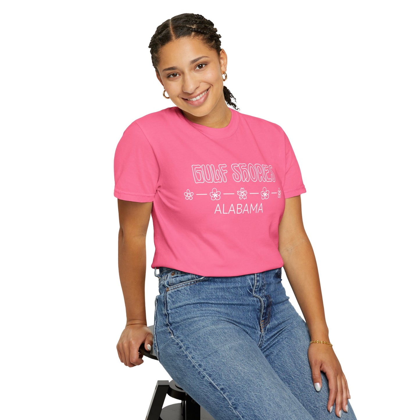 'Gulf Shores, Alabama' Unisex Garment-Dyed T-shirt