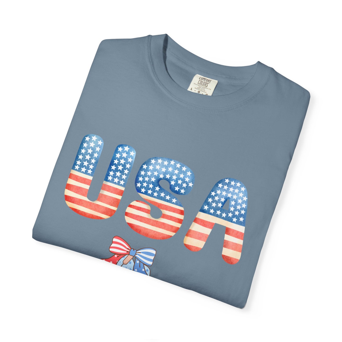 'USA' Unisex Garment-Dyed T-shirt