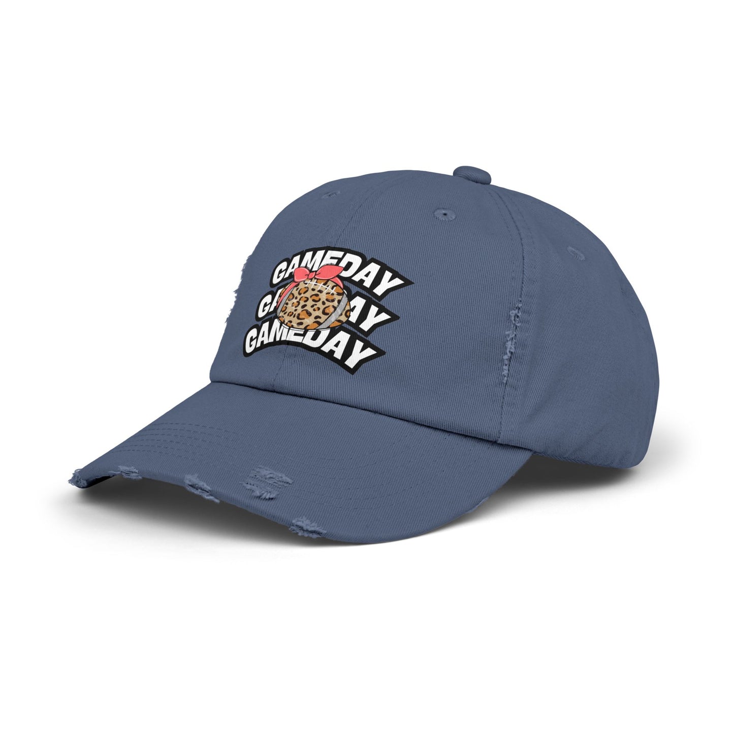 'Gameday' Unisex Distressed Cap