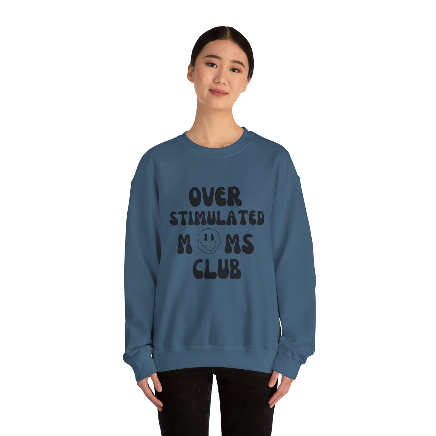 'Over Stimulated Moms Club' Unisex Heavy Blend™ Crewneck Sweatshirt