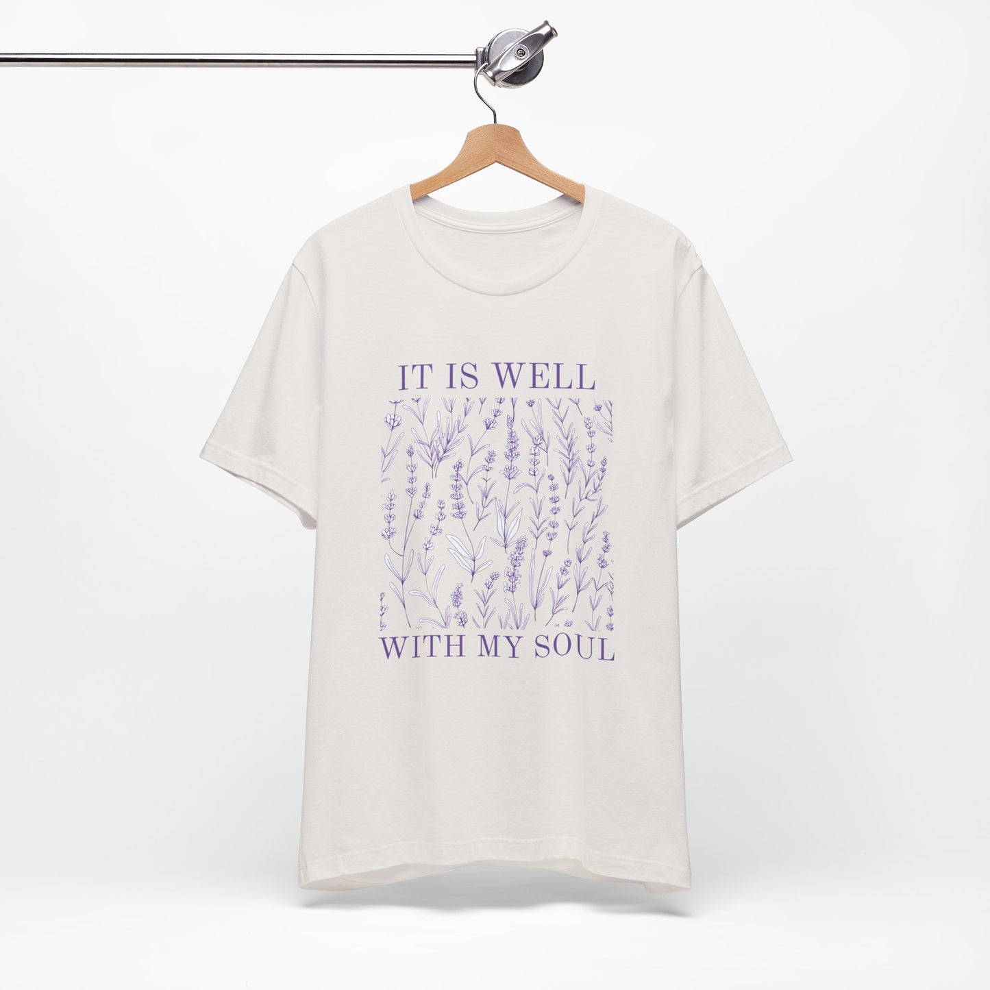'It Is Well With My Soul' Unisex Jersey Short Sleeve Tee
