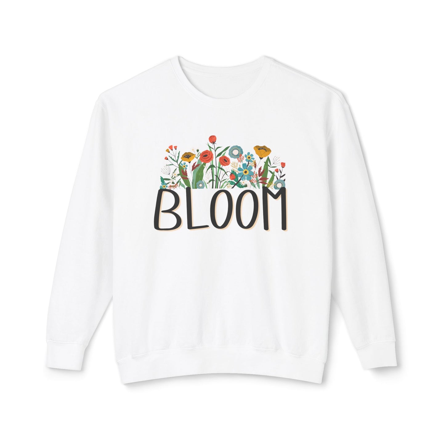 'Bloom' Unisex Lightweight Crewneck Sweatshirt