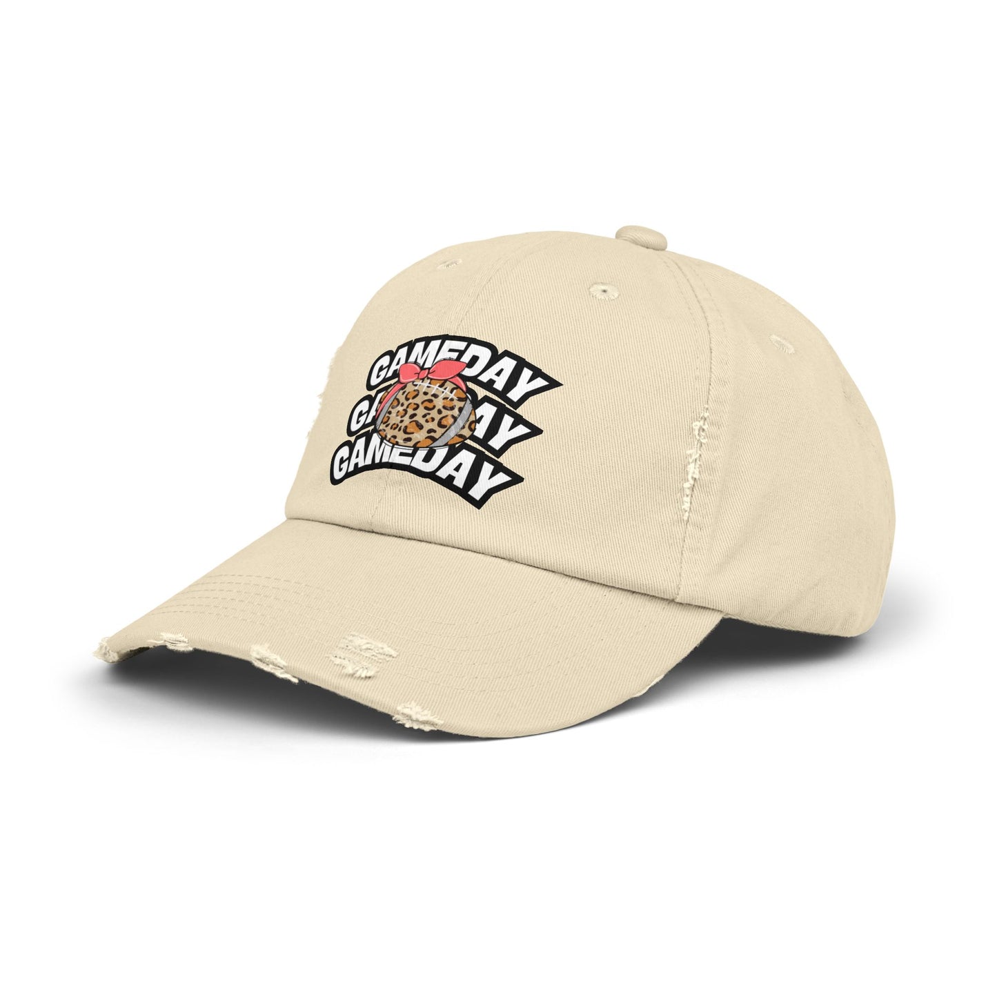 'Gameday' Unisex Distressed Cap