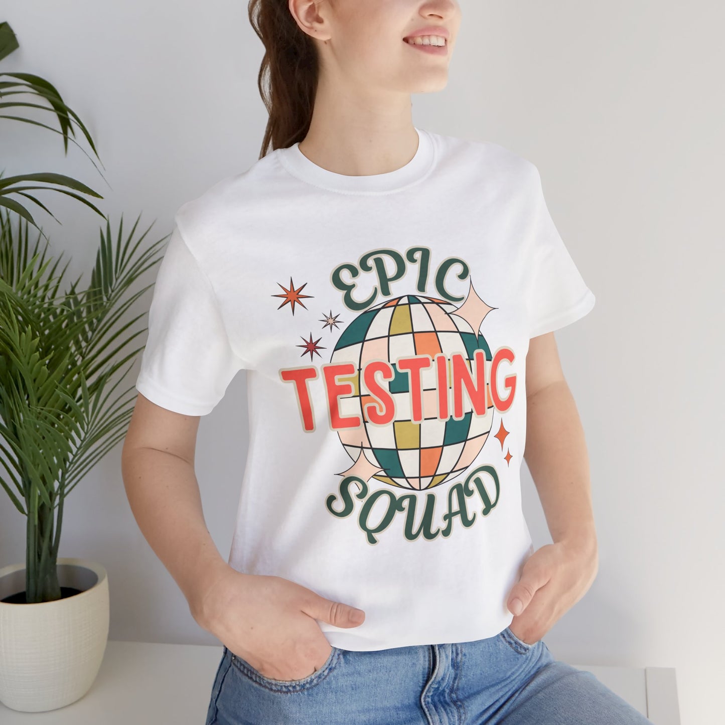 'Epic Testing Squad' Unisex Jersey Short Sleeve Tee