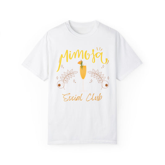 'Mimosa Social Club' Unisex Garment-Dyed T-shirt