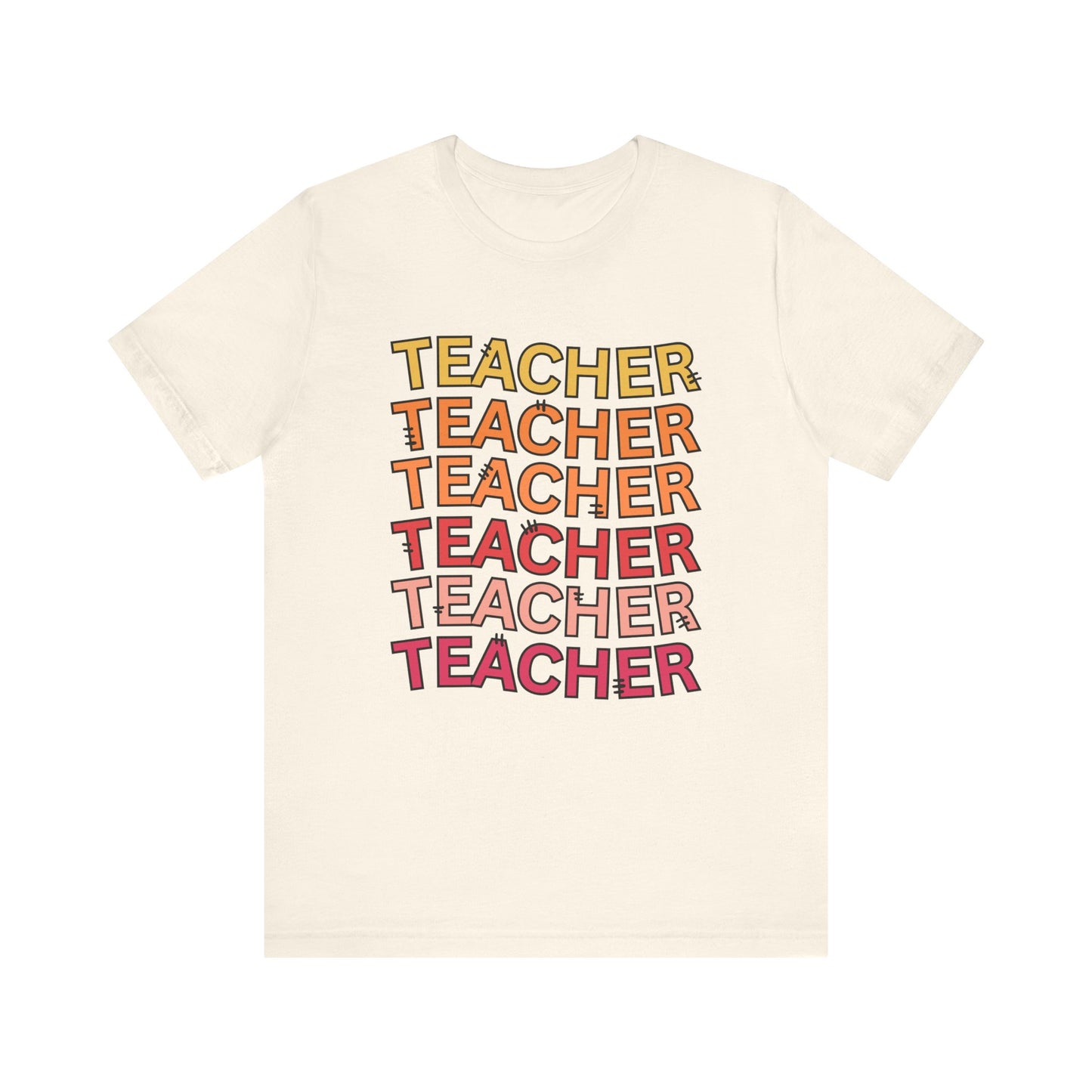 'Teacher' Unisex Jersey Short Sleeve Tee