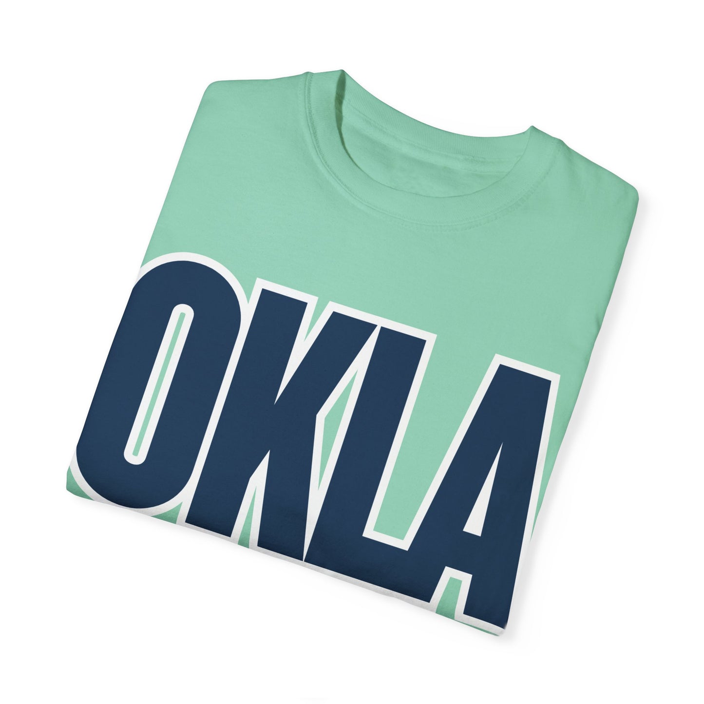 'OKLA' Unisex Garment-Dyed T-shirt