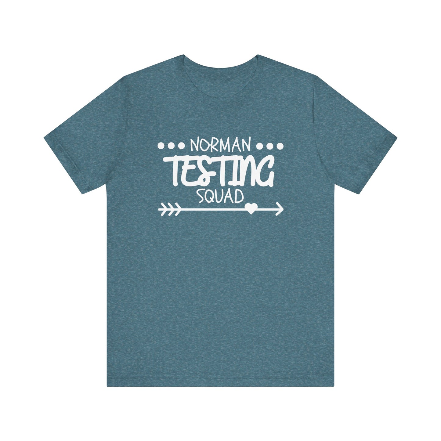 'Norman Testing Squad' Unisex Jersey Short Sleeve Tee