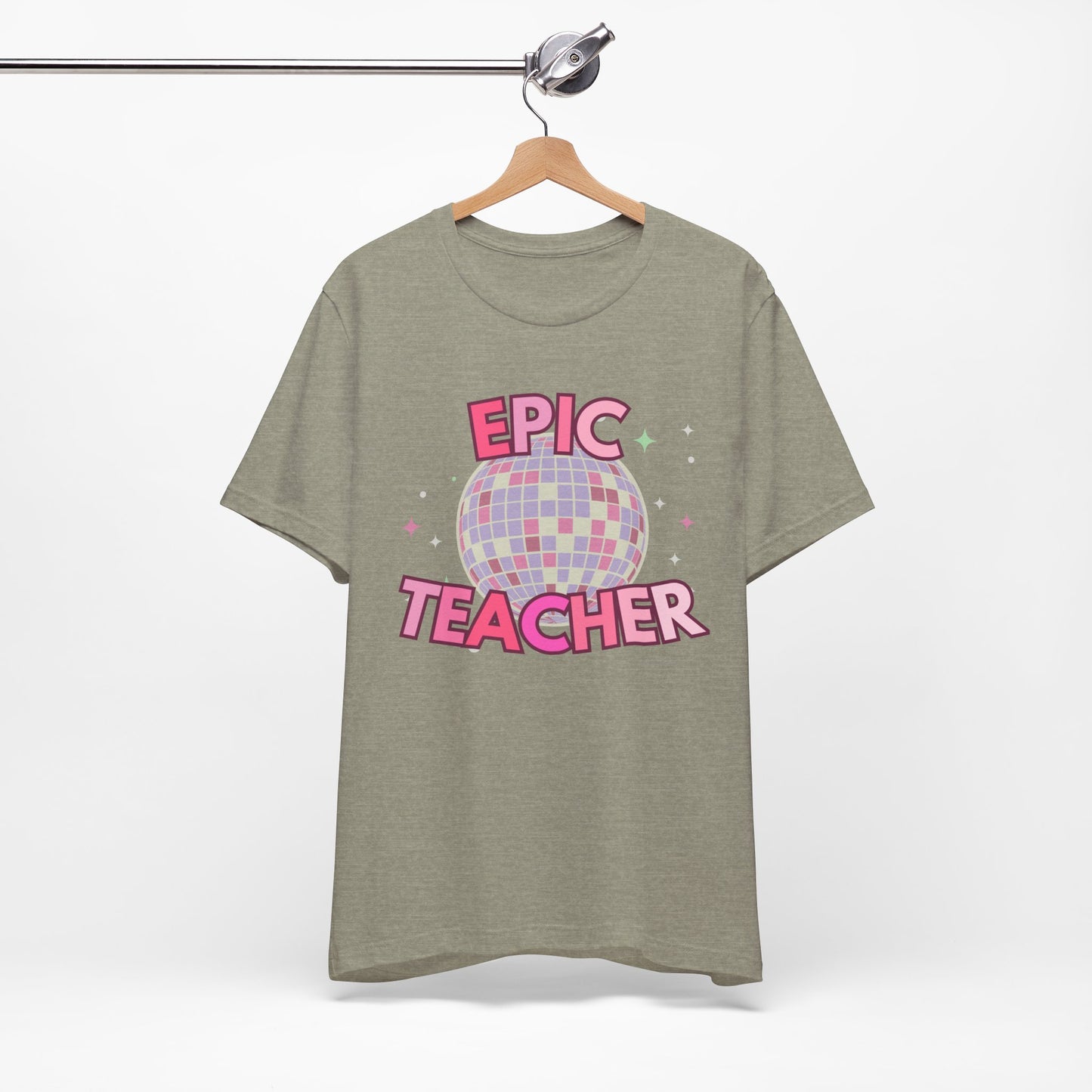 'Epic Teacher' Unisex Jersey Short Sleeve Tee