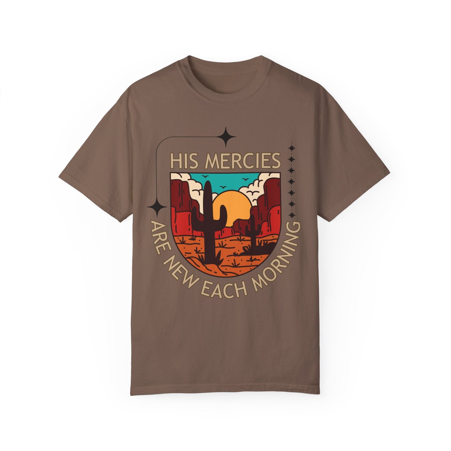 'His Mercies Are New Each Morning' Unisex Garment-Dyed T-shirt