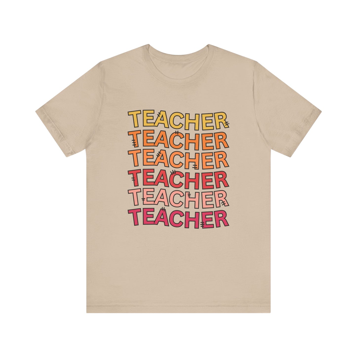 'Teacher' Unisex Jersey Short Sleeve Tee