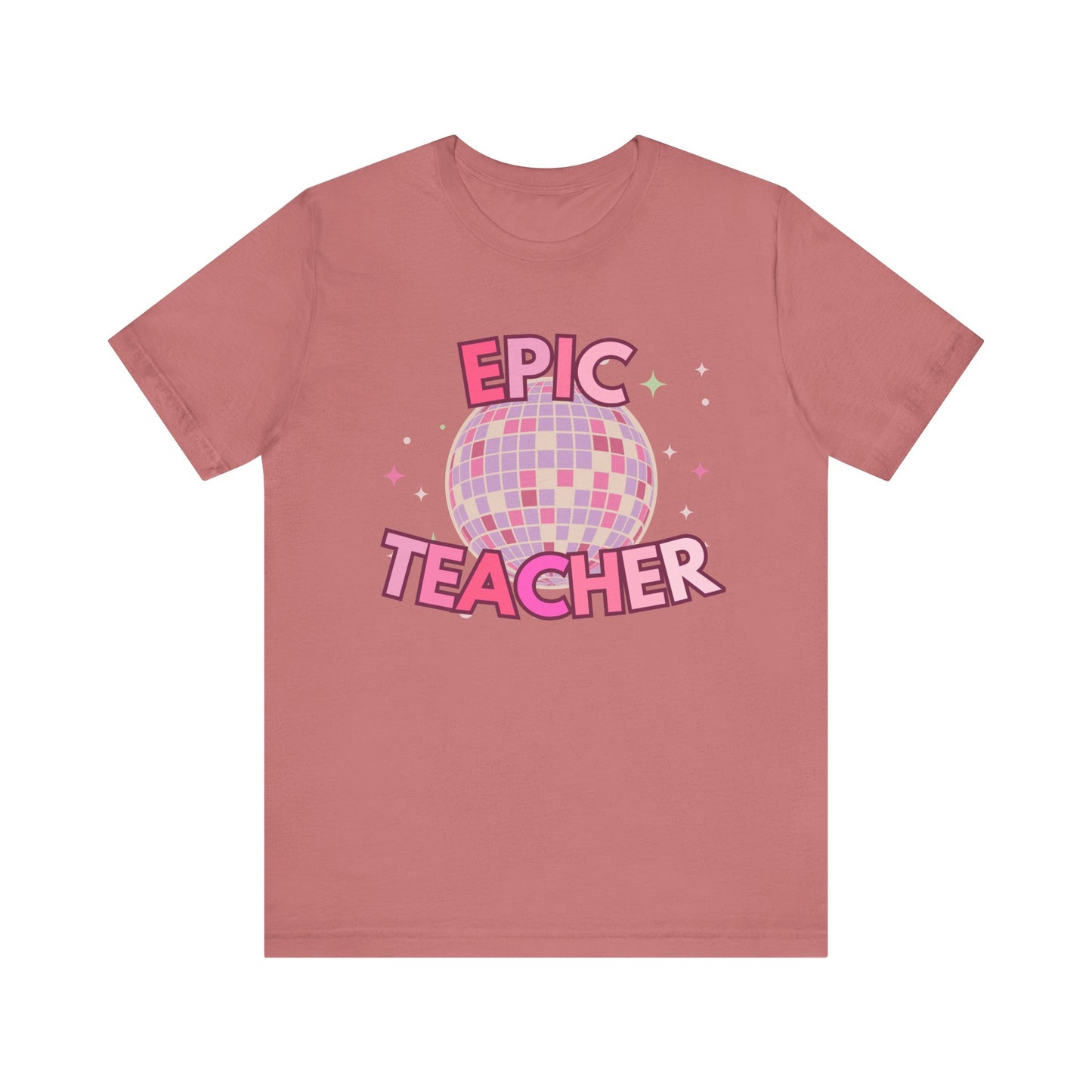 'Epic Teacher' Unisex Jersey Short Sleeve Tee
