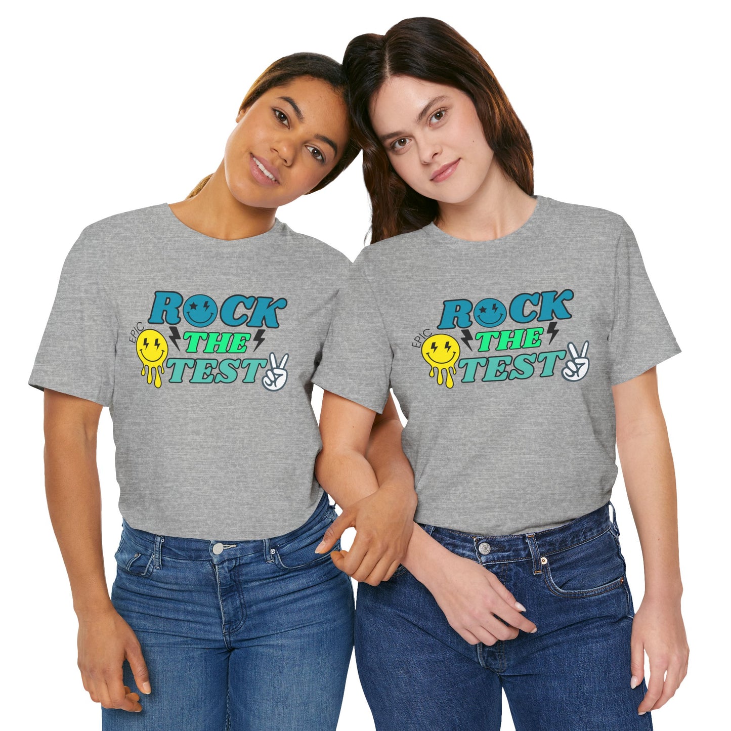 'Rock The Test Epic' Unisex Jersey Short Sleeve Tee