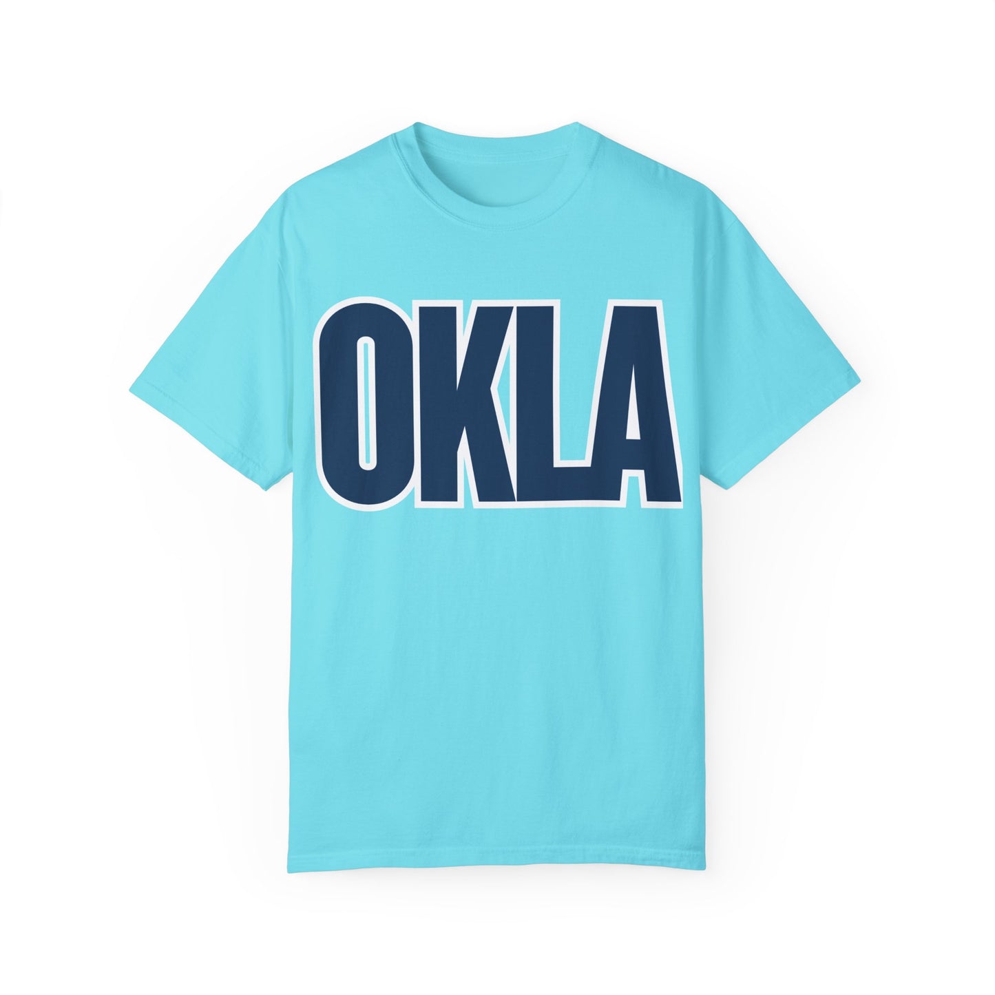 'OKLA' Unisex Garment-Dyed T-shirt
