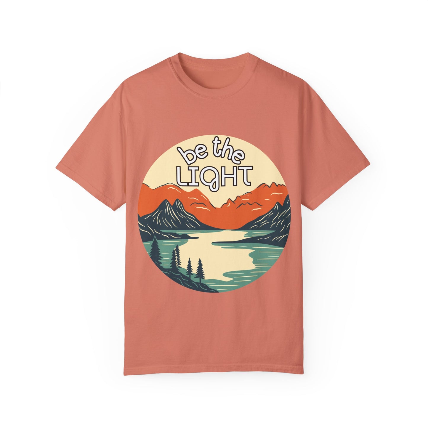 'Be the Light' Unisex Garment-Dyed T-shirt
