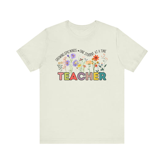 'Growing Epic Minds-One Student At A Time' Unisex Jersey Short Sleeve Tee