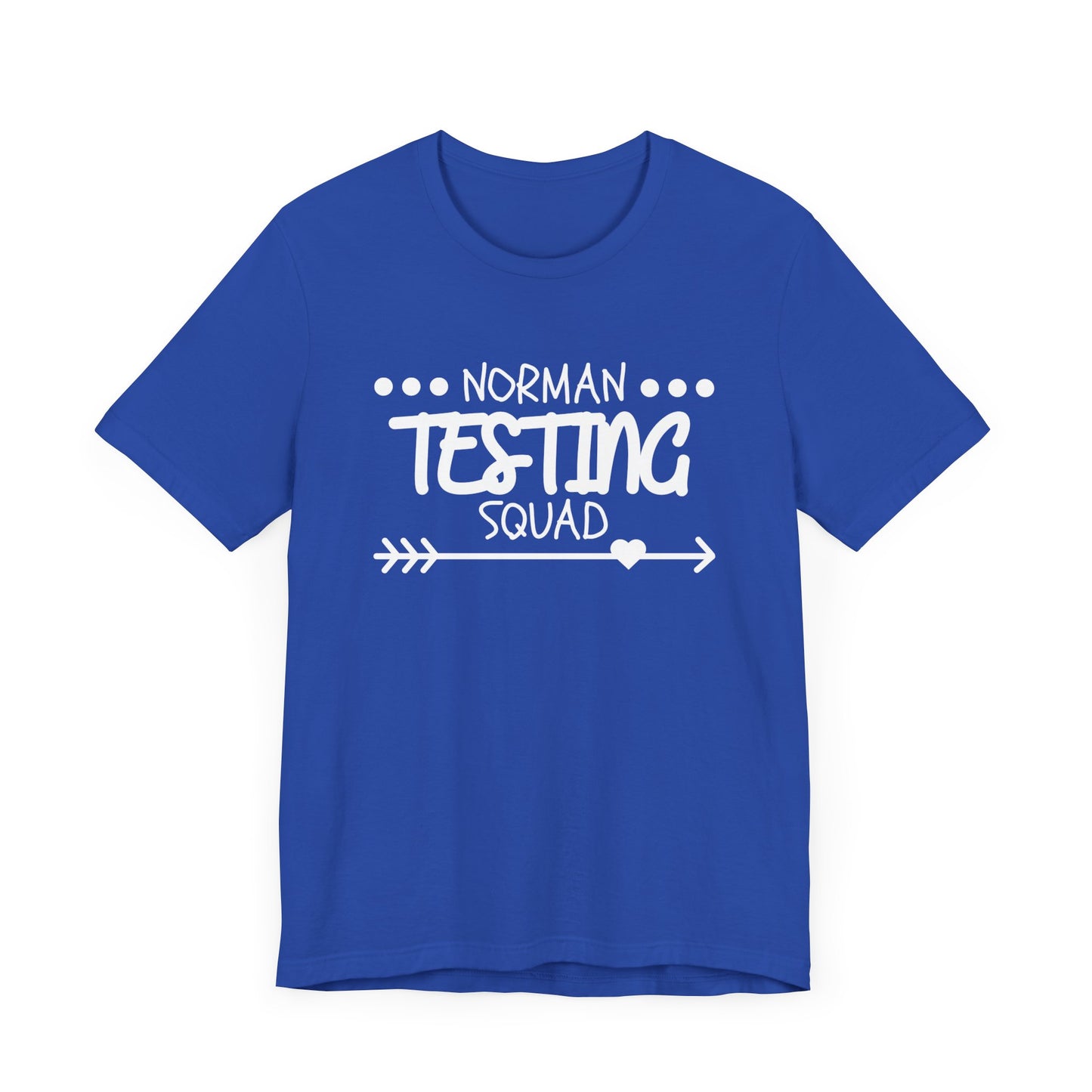 'Norman Testing Squad' Unisex Jersey Short Sleeve Tee