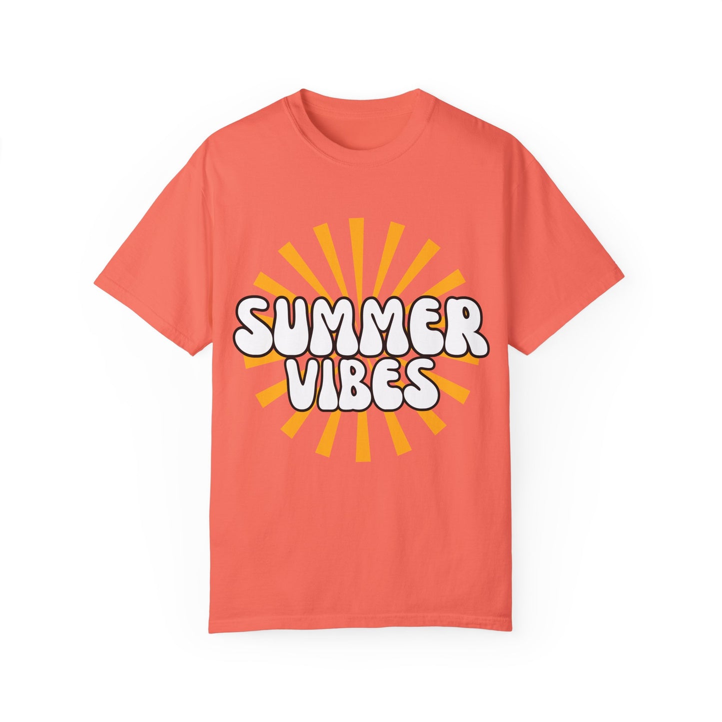 'Summer Vibes' Unisex Garment-Dyed T-shirt