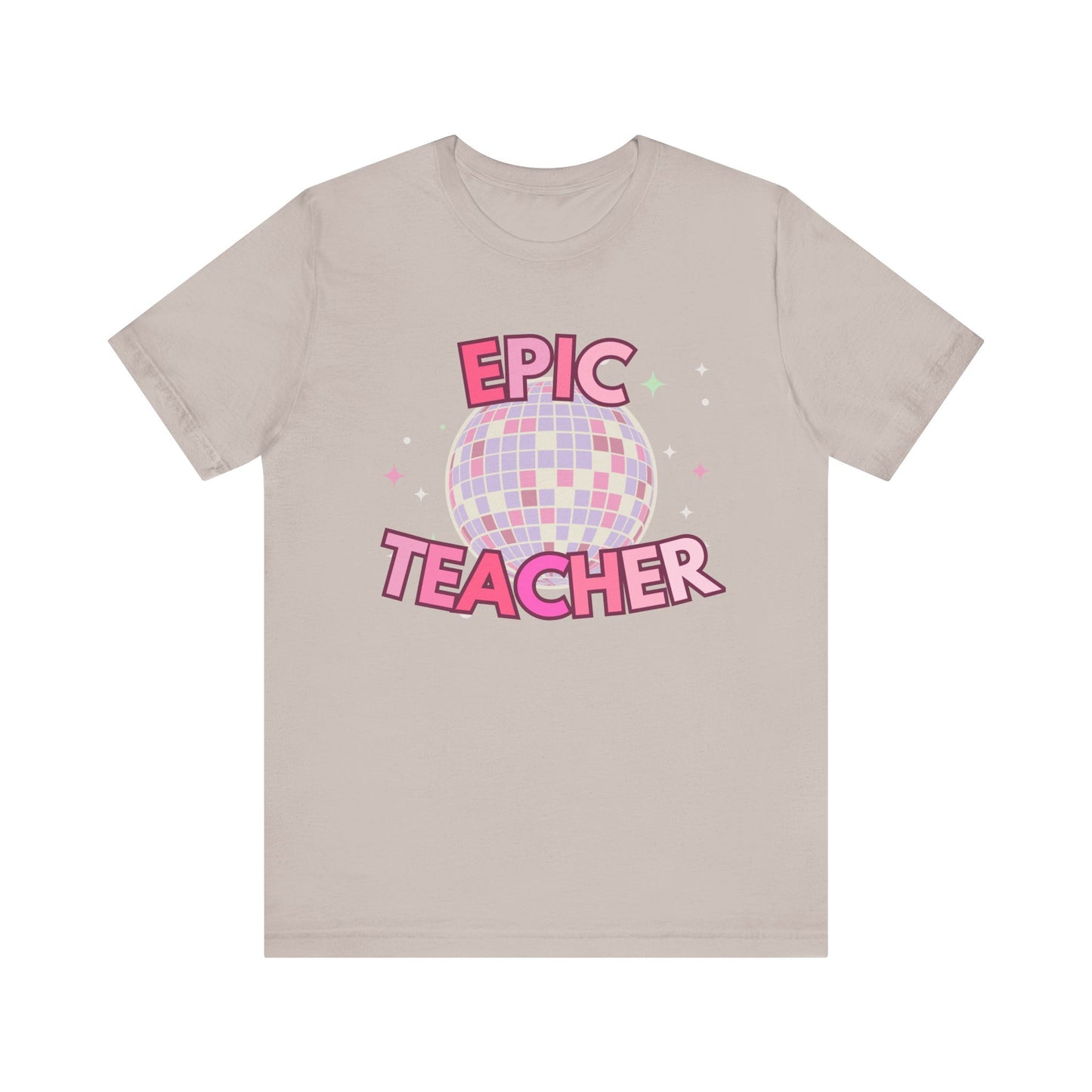 'Epic Teacher' Unisex Jersey Short Sleeve Tee