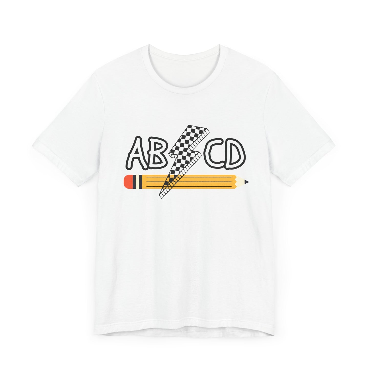 'ABCD' Unisex Jersey Short Sleeve Tee
