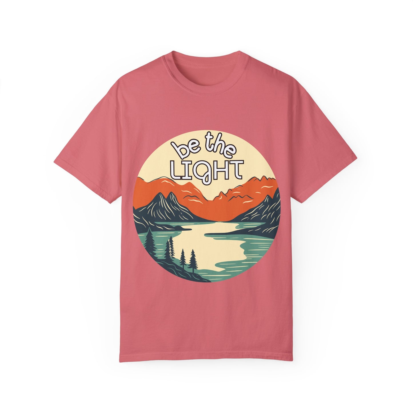 'Be the Light' Unisex Garment-Dyed T-shirt