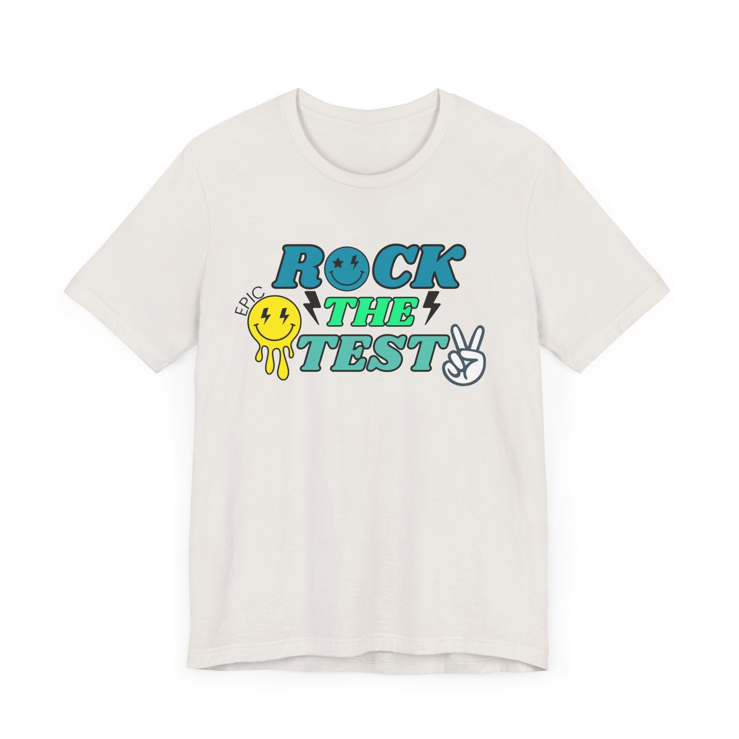 'Rock The Test Epic' Unisex Jersey Short Sleeve Tee