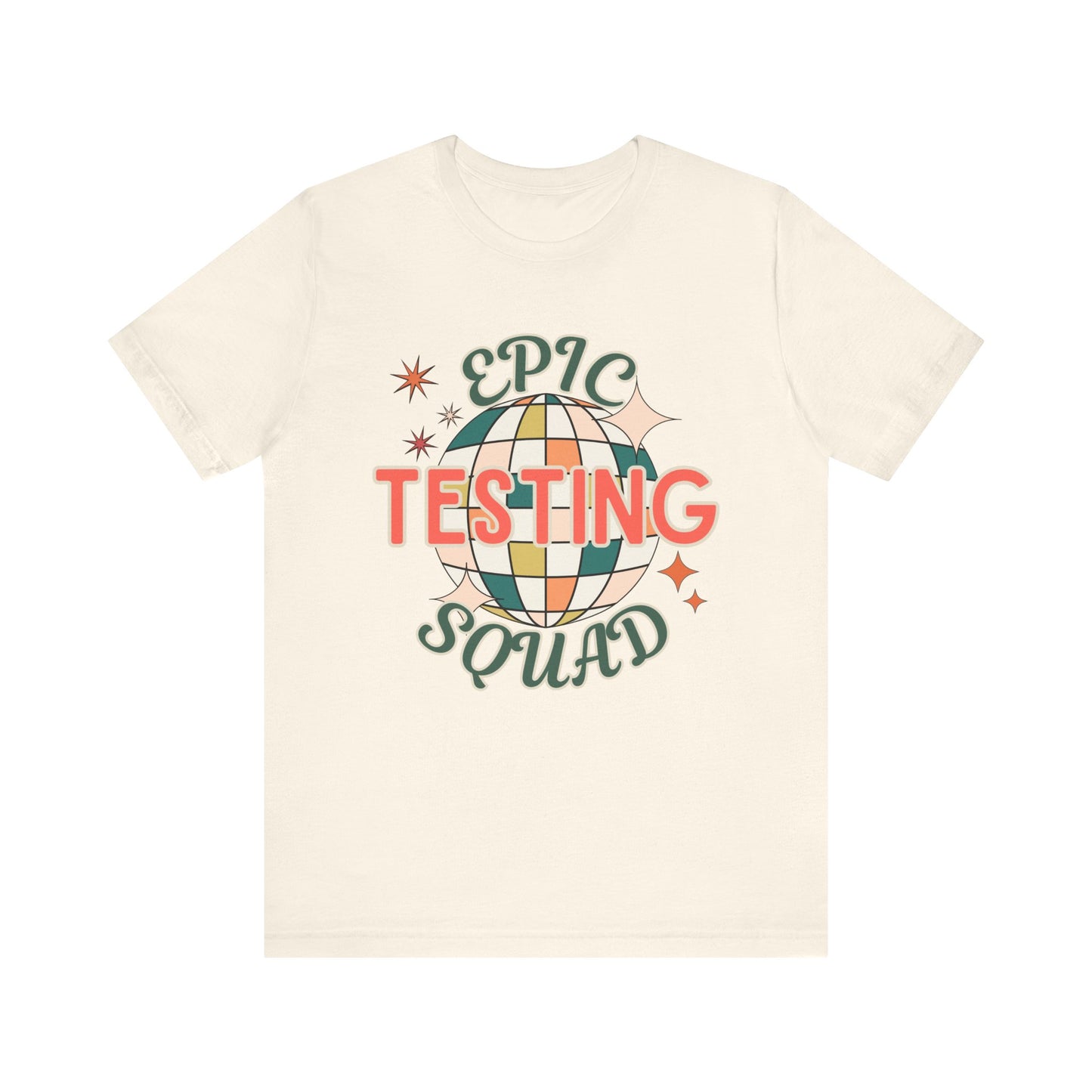'Epic Testing Squad' Unisex Jersey Short Sleeve Tee