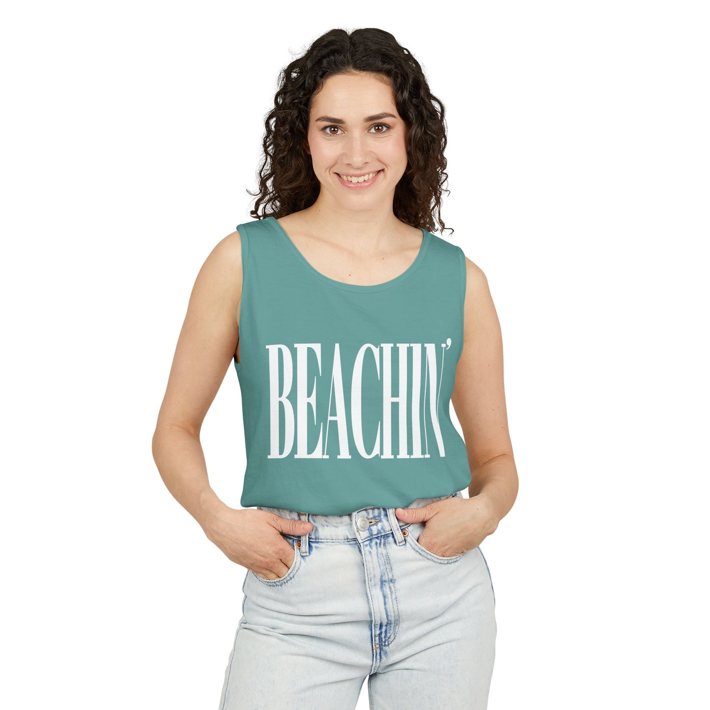 'Beachin' Unisex Garment-Dyed Tank Top