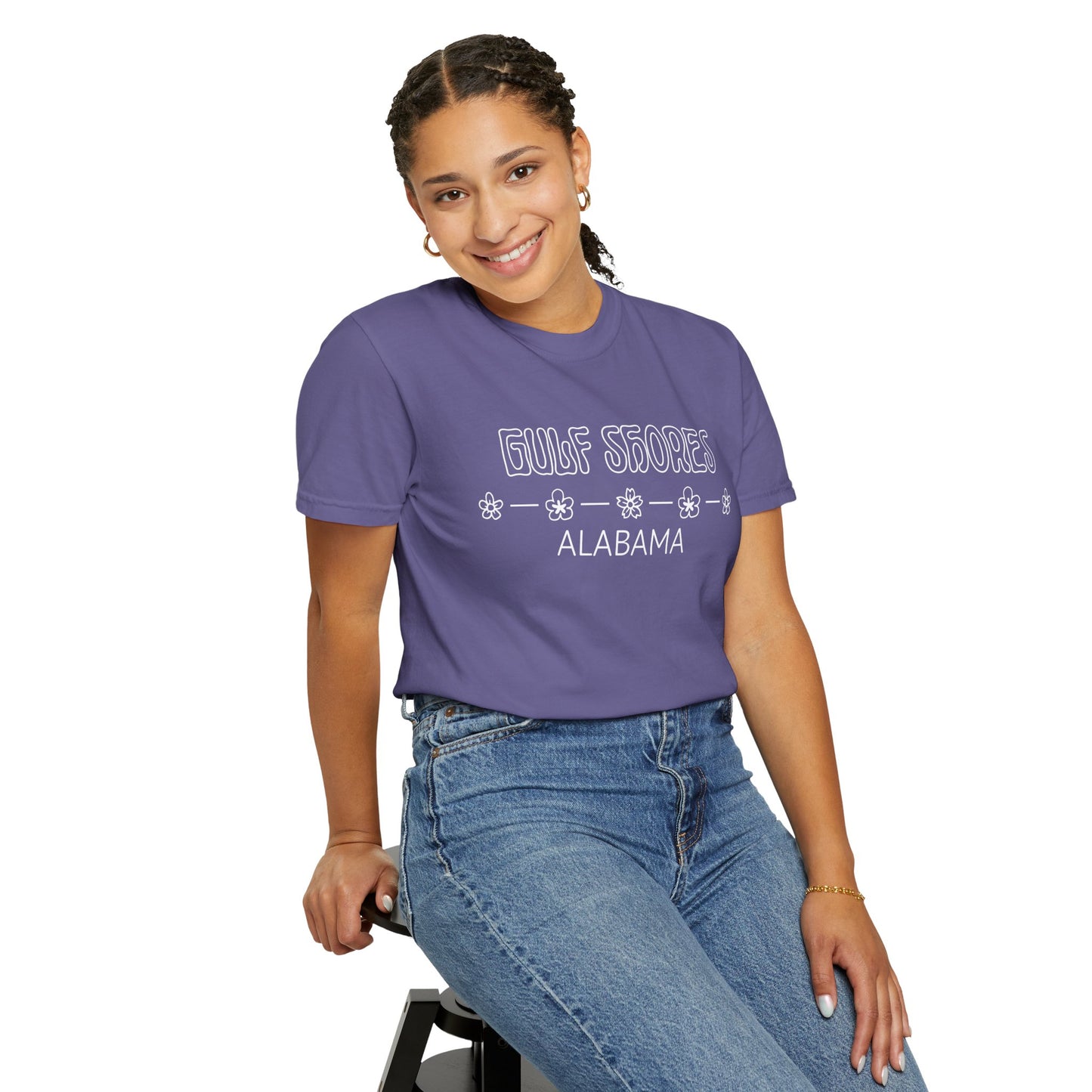 'Gulf Shores, Alabama' Unisex Garment-Dyed T-shirt