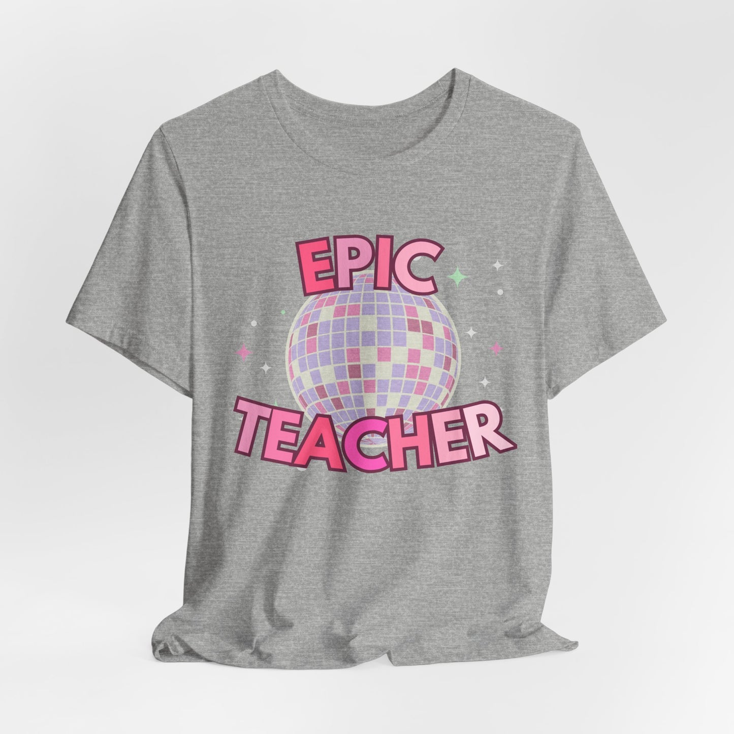 'Epic Teacher' Unisex Jersey Short Sleeve Tee