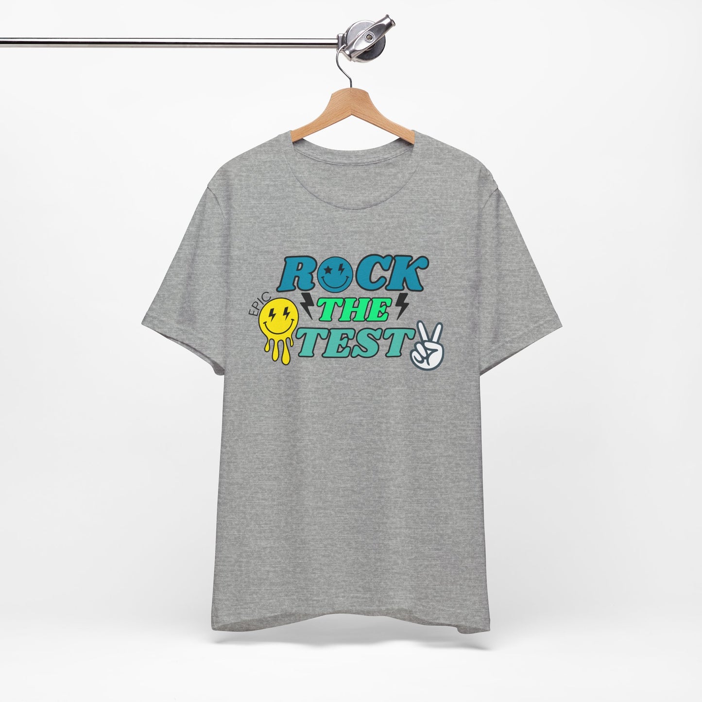 'Rock The Test Epic' Unisex Jersey Short Sleeve Tee
