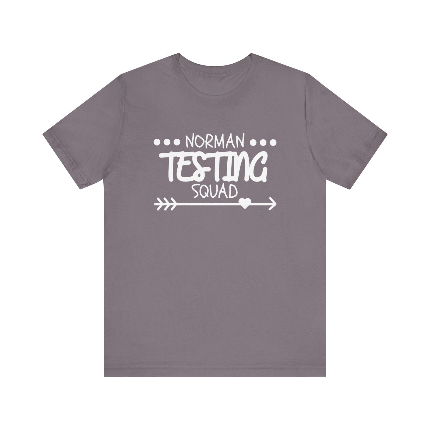'Norman Testing Squad' Unisex Jersey Short Sleeve Tee