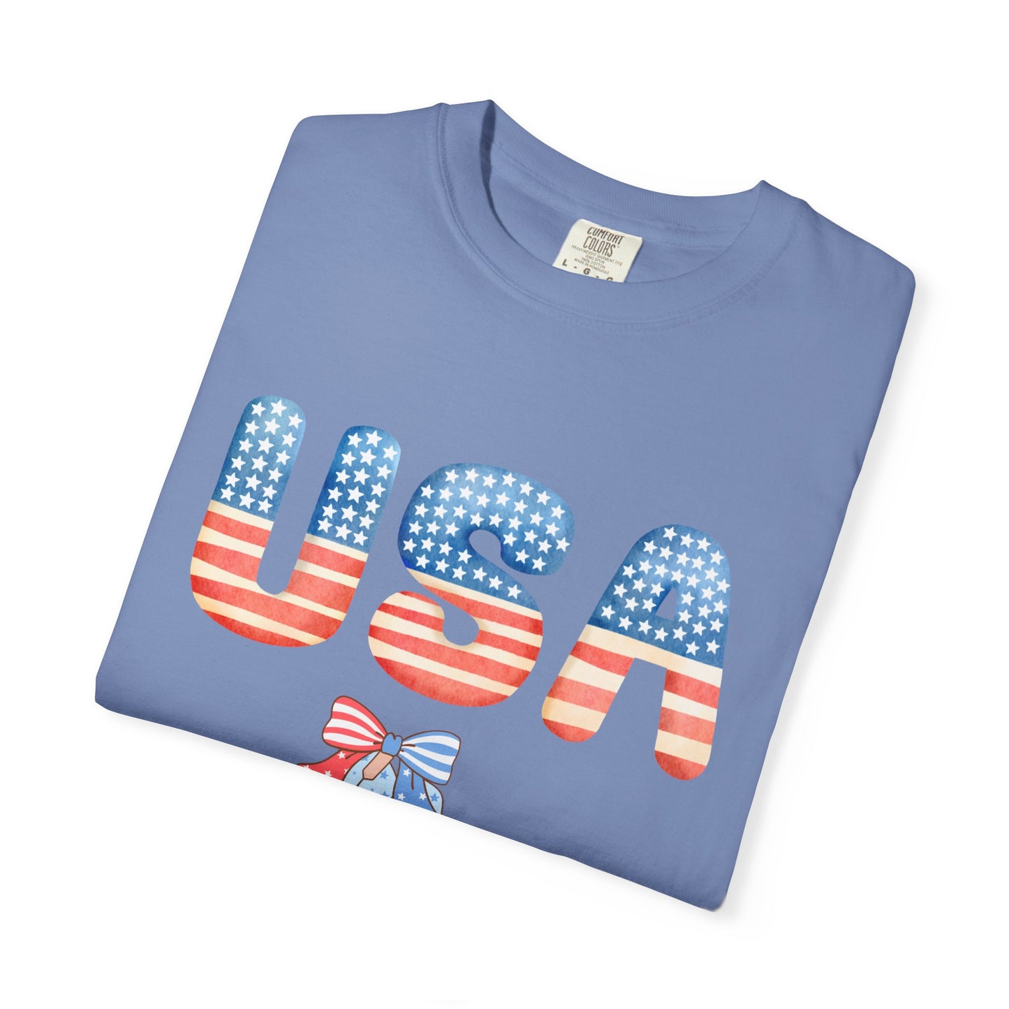 'USA' Unisex Garment-Dyed T-shirt