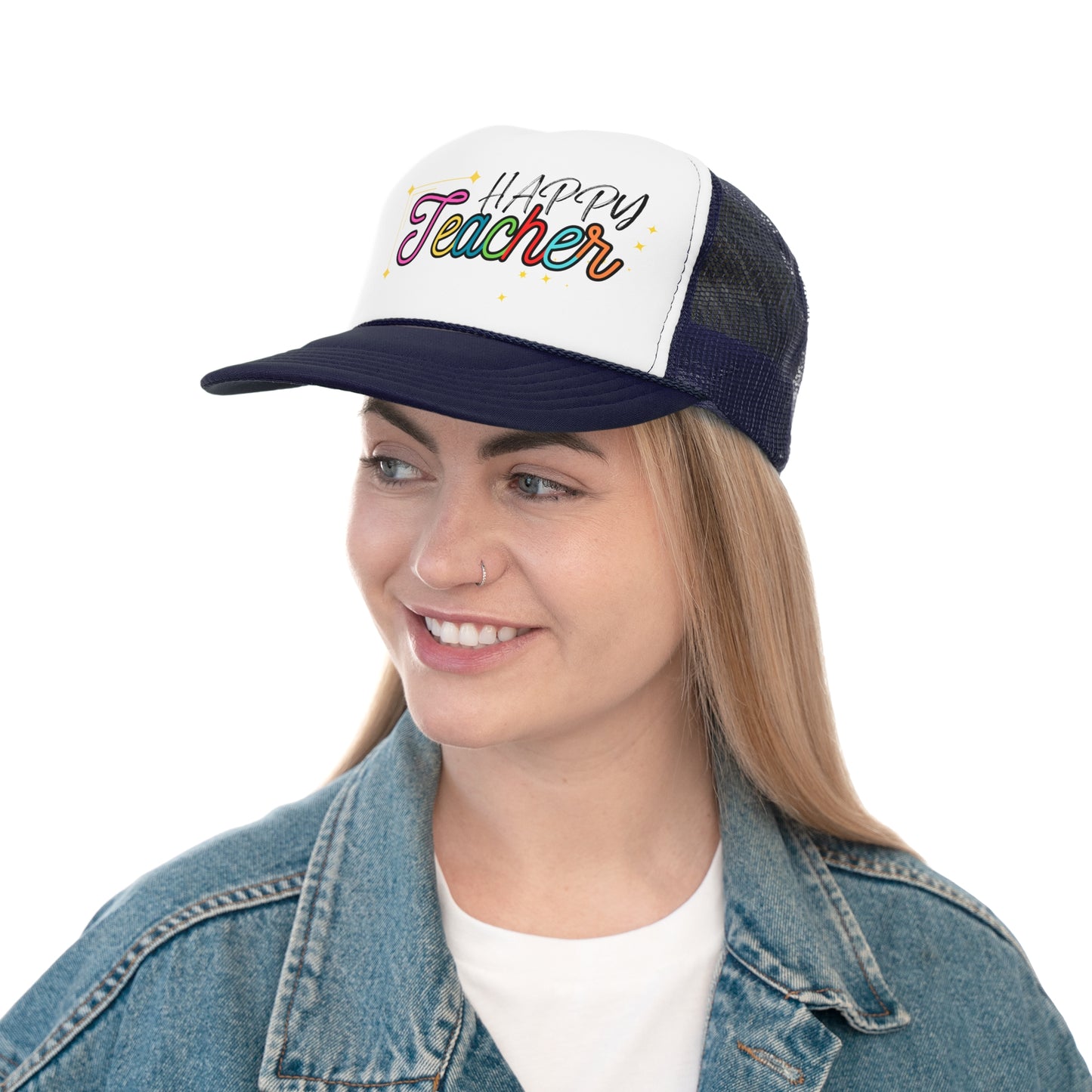 'Happy Teacher' Trucker Caps
