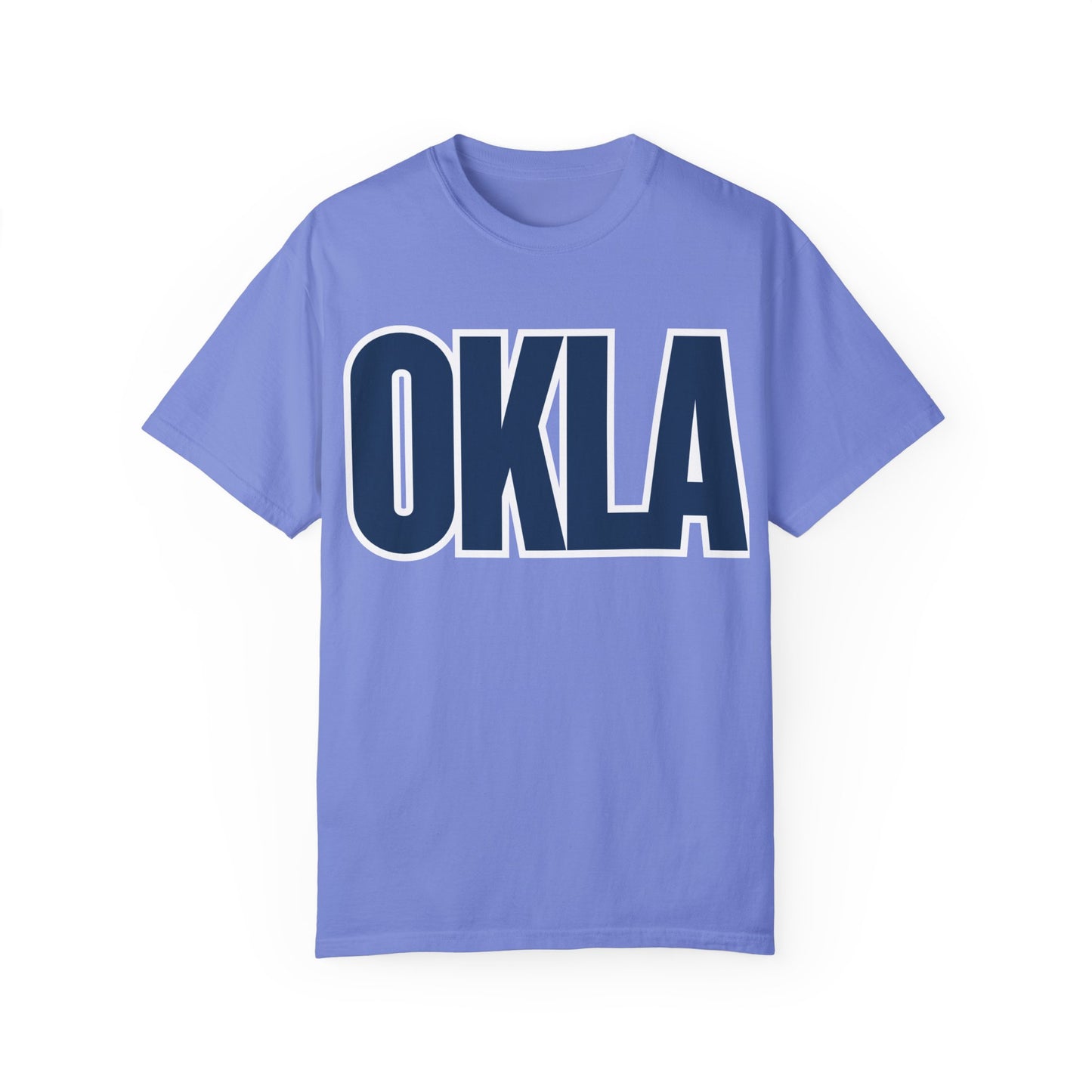 'OKLA' Unisex Garment-Dyed T-shirt