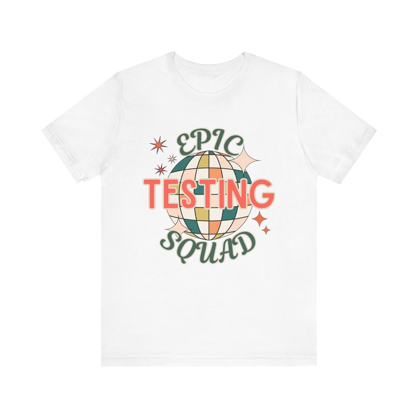 'Epic Testing Squad' Unisex Jersey Short Sleeve Tee