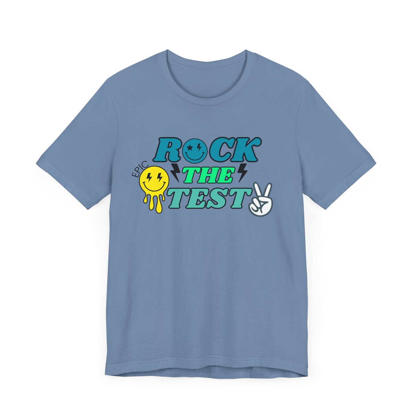 'Rock The Test Epic' Unisex Jersey Short Sleeve Tee