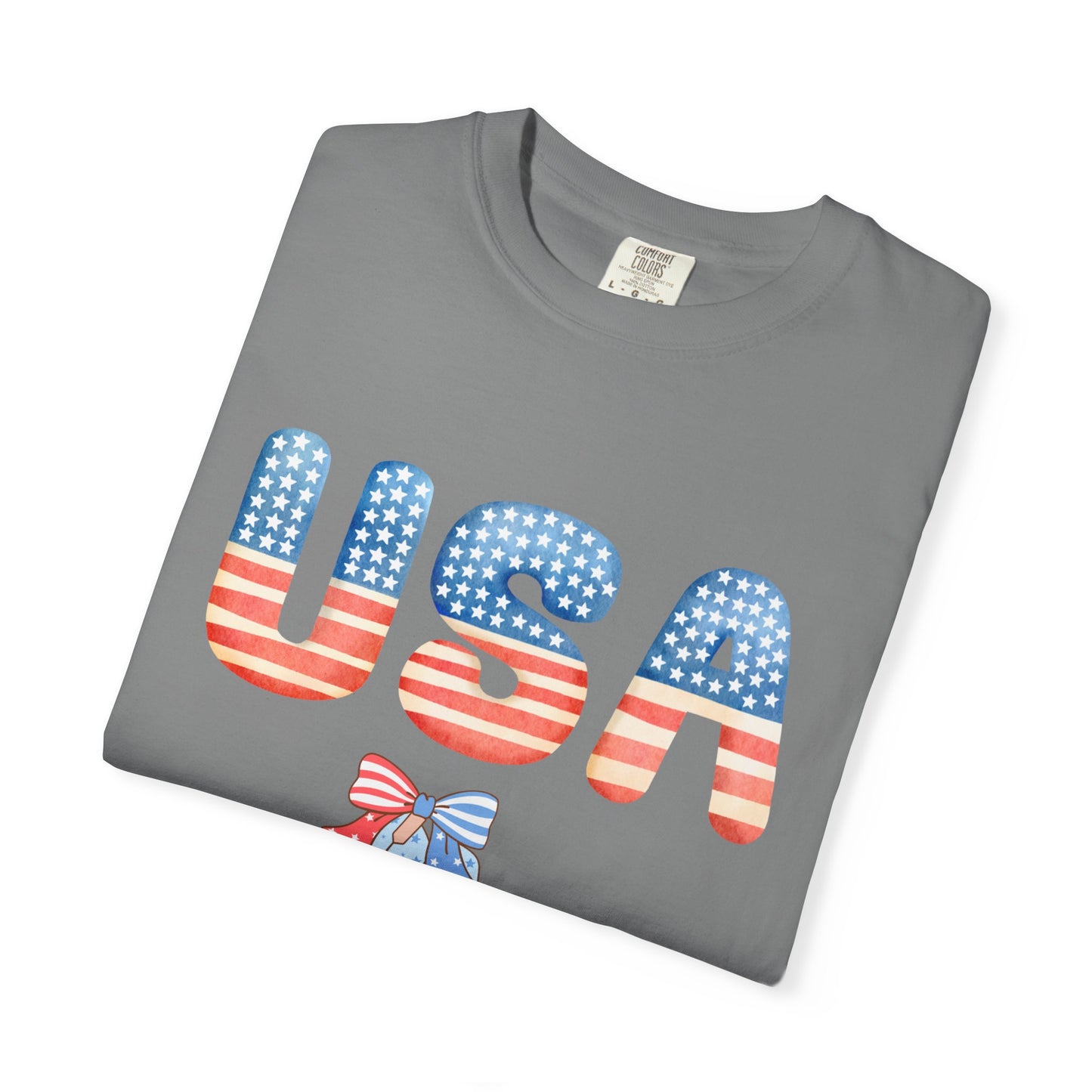 'USA' Unisex Garment-Dyed T-shirt