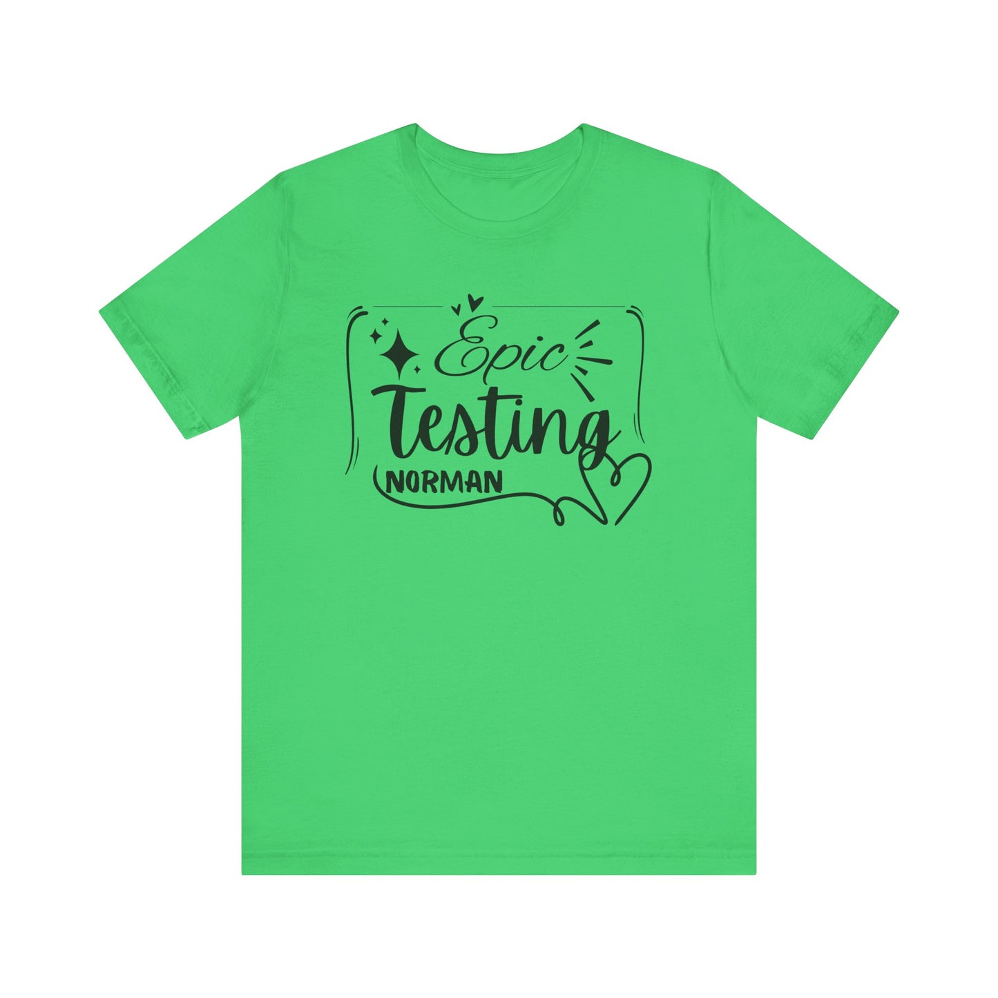 'Epic Testing Norman' Unisex Jersey Short Sleeve Tee