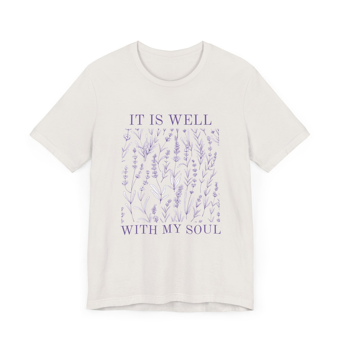 'It Is Well With My Soul' Unisex Jersey Short Sleeve Tee