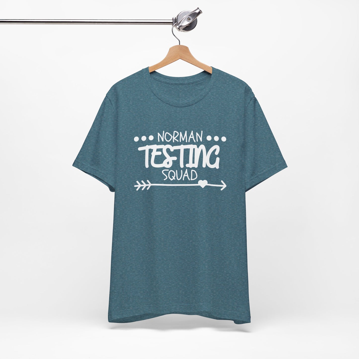 'Norman Testing Squad' Unisex Jersey Short Sleeve Tee