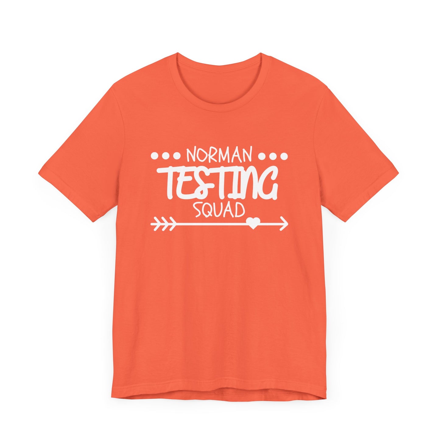 'Norman Testing Squad' Unisex Jersey Short Sleeve Tee